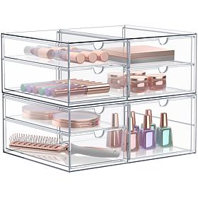 Sorbus 2-pk Makeup Organizer With 7 Drawers