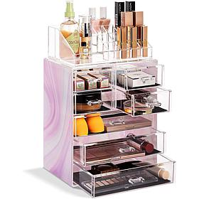 Sorbus® Cosmetic Makeup and Jewelry Storage Case Display
