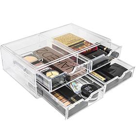 Sorbus Large Stackable Acrylic Drawers - 4 Drawers