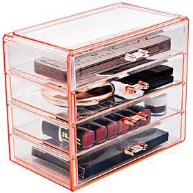 Sorbus Makeup & Jewelry Storage Case Display - 4 Drawers