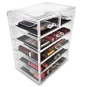 Sorbus Makeup/Jewelry Storage Case w/ 6 Drawers (4 Lg / 2 Sm Drawers)