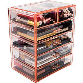 Sorbus Makeup/Jewelry Storage Case w/ 6 Drawers (4 Lg / 2 Sm Drawers)
