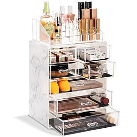 Sorbus Marble 7-Drawer Makeup and Jewelry Storage Case