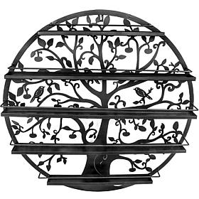 Sorbus Wall Mounted 5-Tier Nail Polish Rack Holder