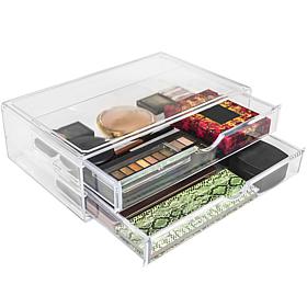 Sorbus XL Makeup Display Case with 2 Drawers