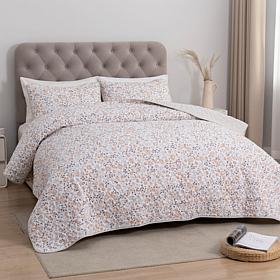 South Street Loft Prewashed Floral Quilt Set