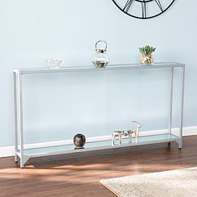 Southern Enterprises Bergen Narrow Metal Console Table - Silver