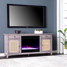 Southern Enterprises Edderton Color Changing Fireplace w/ Storage