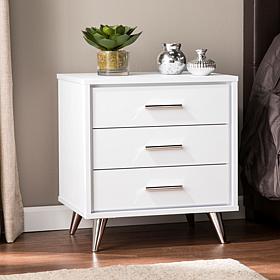 Southern Enterprises Ekstene Bedside Table - White