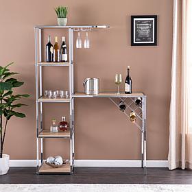 Southern Enterprises Northdom Serving Table w/ Bar Storage