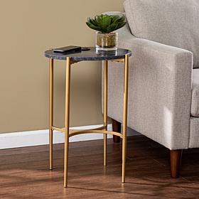 Southern Enterprises Saverndon Side Table, Wireless Charging Station