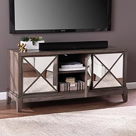 Southern Enterprises Wallaston Mirrored Media Cabinet