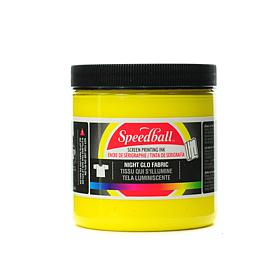Speedball Fabric Screen Printing Ink 8 oz. - Night Glo Yellow