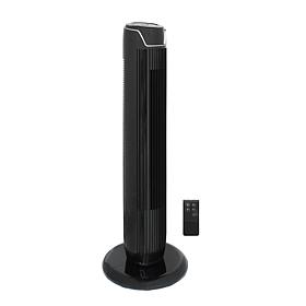 SPT SF-1536BK Tower Fan with Remote and Timer in Black