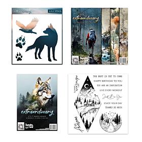 Stamps By Me Great Outdoors Exploring Theme 54-piece Kit