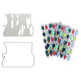 Stamps of Life Christmas A2 Card Die Set