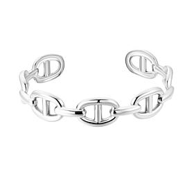 Stately Steel Stainless Steel Knot Cuff Bangle Bracelet