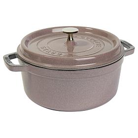 Staub 4-Quart Cast Iron Round Cocotte in Matte Colors