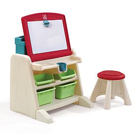 Step2 Flip & Doodle Easel Desk with Stool
