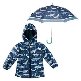 Stephen Joseph Umbrella and Raincoat Bundle
