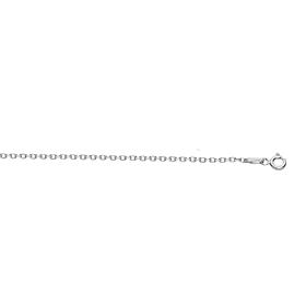 Sterling Silver Polished and Diamond-Cut Cable Chain Necklace - 18"