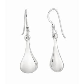 Sterling Silver Stampato Drop Earrings