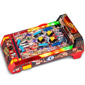 Street Fighter II Arcade Pinball Machine with LED Lights