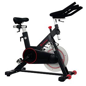 Sunny Health & Fitness Magnetic Belt Drive Indoor Bike w 44lb Flywheel