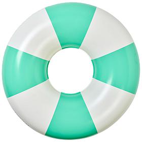 SUNNYLiFE Zest Green Stripe Pool Ring 41.7"
