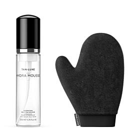 Tan Luxe Light/Medium Hydra-Mousse Self Tanner with Mitt