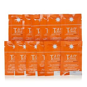 TanTowel® Half Body Dark Self Tan Towelette 12-pack