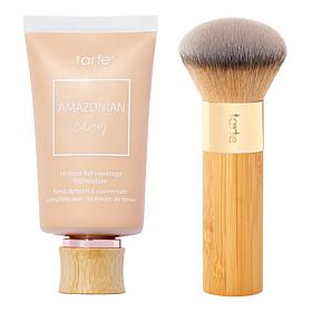 tarte Amazonian Clay 16-hr Full-Coverage Foundation with Brush