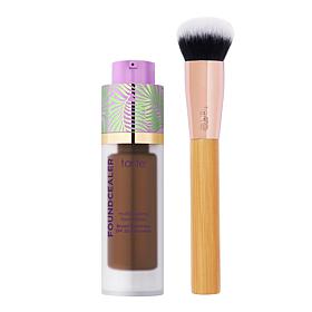 tarte Babassu Foundcealer SPF 20 Hydrating Foundation with Brush