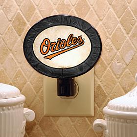 Team Glass Nightlight - Baltimore Orioles