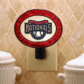 Team Glass Nightlight - Washington Nationals