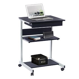 Techni Mobili Rolling Laptop Cart with Storage - Graphite