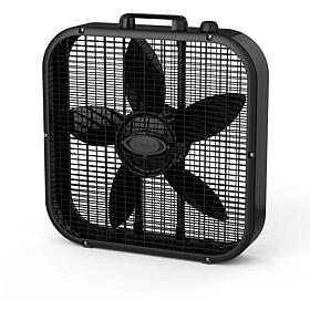 The Lasko B20401 Décor Colors 20" Box Fan - Black