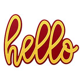 The Stamps of Life Big Word Hello Die Set