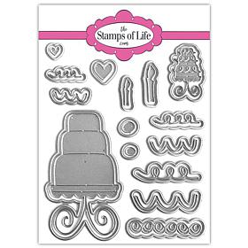 The Stamps of Life Cake 2 Build Dies