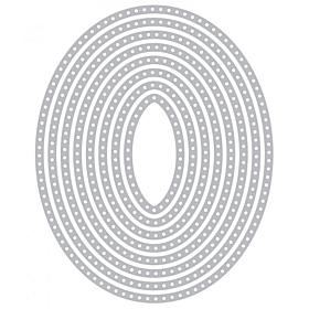 The Stamps of Life Dotted Ovals Shape Die Set