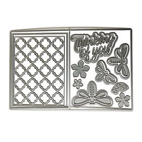 The Stamps of Life Dragonfly and Flower A2 Card Die Set