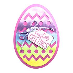 The Stamps of Life Easter Egg A2 Shaped Card Fold-it Die Set