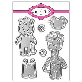 The Stamps of Life Little Peeps Giraffe & Horse Dies