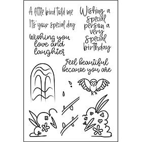 The Stamps of Life morebirdbath2stamp Clear Stamp Set