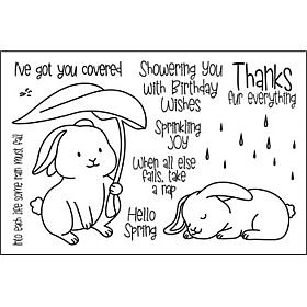 The Stamps of Life moregardenbunny2stamp Clear Stamp Set