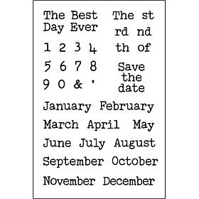 The Stamps of Life Sayings 4 Typewriter