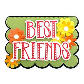 The Stamps Of Life Scalloped Mini A1 Card Base Die Set