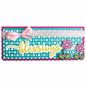 The Stamps of Life Scalloped Slimline Card Die Set