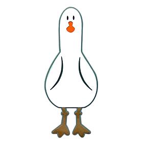 The Stamps of Life Seagull Slimline Shaped Card Fold-it