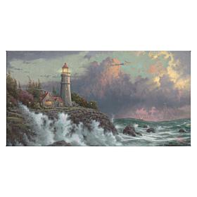 Thomas Kinkade Conquering the Storms - 16" x 31" Gallery Wrapped Ca...